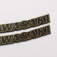 สติกเกอร์โลโก้อลูมิเนียมอัลลอยด์ 3 มิติสำหรับตกแต่งรถจักรยานยนต์ Kawasaki Z900 Z900RS Z650RS ZH2 ที่