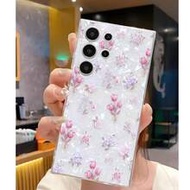 1 ชิ้น เคสโทรศัพท์ลายดอกทิวลิปโบว์นุ่ม เข้ากันได้กับ Huawei Honor, Redmi, Galaxy A04e/12/A13/A14/A34