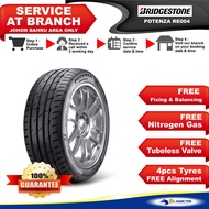 Bridgestone Tyres Potenza RE004 195/50R15 195/55R15 195/50R16 205/50R16 215/45R17