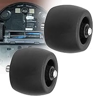 2 Pack Replacement Front Roller Wheel (Black) for Shark Robot Vacuum AV2501S AV2502AE AV2501AE RV261