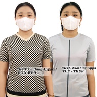 Real Fit DepEd RTW Women's Non-Teaching Shirt and Dye-Sublimated Teacher Uniform Women's T-Shirt