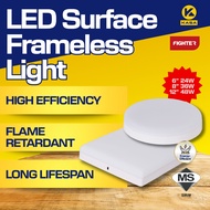 [READY STOCK] LED Surface Frameless Light SIRIM 6"24W 8"36W 12"48W Home Commercial Lighting Lampu Si