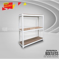 M.PERABOT Boltless DIY Racking W30xL90xH90CM - Multipurpose Racking