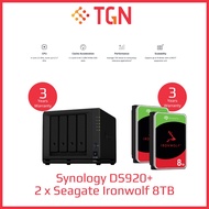 Synology DS920+ Seagate 8TB Bundle x 2