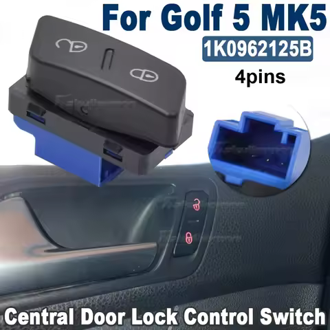 For Volkswagen VW Jetta Golf 5 MK5 Passat CC Tiguan Car Central Locking Safety Switch Door Lock Butt