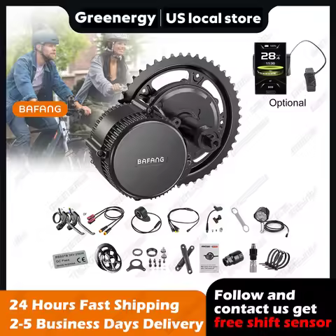BAFANG New CAN Motor M615 48V 750W M315 48V 500W Mid Drive Electric Bike Conversion Kit 1000W 750W 5