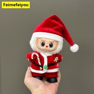 Labubu Clothes Christmas Series Shirt Hat Pants Shoes Clothes 17cm Labubu Handmade Mini Jumpsuits Cl
