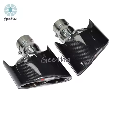 For Car Exhaust Tip for Audi A3 A4 A5 A6 A7 Upgrade To RS3 RS4 RS5 RS6 RS7 AK High Quality Carbon Fi