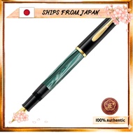 SHIPS FROM JAPAN Pelikan Pelikan Fountain pen B Bold Classic Marble Green M200 Genuine Import