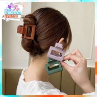 TTT 5Cm Square Hair Clip JedaiPOLOS Plastic MaterialWanita Korean Hair Claw Clip Women Fashion Geome