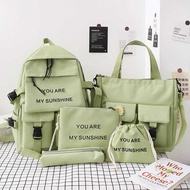 kids school bag deuter school bag Schoolbag Women's Korean-style Trendy Elementary School Students Ins Style Junior High School Senior high school Campus Cute Girl's Fresh Style Ba