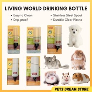Living World Water Drinking Bottle Leak Proof bottle S/M/L/XL ferret chinchilla hamster guinea pig g