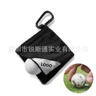 Golf Cleaning Towel Golf Small Waist Bag Double-Sided Portable Golf Accessories Club Wipe Coarse Cotton Cloth