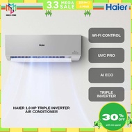 Haier HS-10VSC03(S) Air Conditioner 1.0 HP - 2.0 HP Triple Inverter UCV Pro HS-13VSC03(S) / HS-19VSC