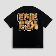 Emefdi TSHIRT KAOS DREW BLACK ORIGINAL