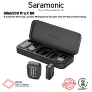 Saramonic Blink 500 ProX B8 4-Person Wireless Clip-On Mic System with On-Board Recording, N/C and La