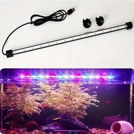 多色 17-47 公分水族箱 LED 照明潛水氛圍燈 USB 防水魚缸裝飾植物生長燈配件
