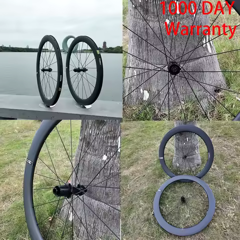 CSC Road Bicycle Carbon Wheels Ratchet 54T Center lock clincher tubeless 33-70mm deep 1350g Carbon W