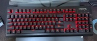 iRocks K65MS 單色紅背光 茶軸 有盒