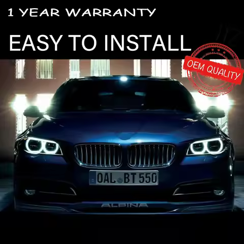 Headlights For BMW F10 F18 2011-2017 Car автомобильные товары 12V H7 LED DRL Hella Xenon Lens Hella 