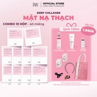 Combo of 10 Boxes of IMU Deep Collagen Jelly Pack Moisturizing, Restoring, Brightening, Preventing A