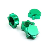 RC 4pcs Aluminum Wheel Hub Cover 17mm Hex Nut for RC 1/8 Model Car Upgrade Parts
