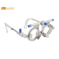 New Optometry Trial Frame PD 48-80mm Adjustable 4 Lens Slots with Eye Distance Scale Eye Exams Eyewe