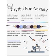 Fuqimanman2020 6mm Spiritual Crystal 7 Chakra Stretch Bracelet Natural Stone Healing with Meaning Ca