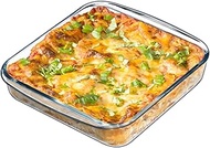 NUTRIUPS Square Glass Baking Dishes,Square Baking Dish, Glass Baking Dish for Oven 8x8 Inch 1 Pack