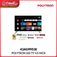 RE POLYTRON Smart Android Tv Led 43 Inch 43AG9953E