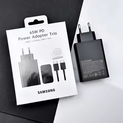Samsung 65W Charger 25W 15W Super Fast Charge EU Certified Adapter Compatible with Galaxy Z Fold 5 4
