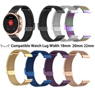 18mm For Huawei Talkband B5/Fossil Gen 3 Q Venture/LG Watch Style Strap Metal stainless steel Watchband replaceable adjustable wriststrap