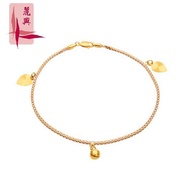 916 Gold Adult Silken Anklet