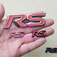 個性立體RS方向盤標內飾貼RS改裝標尾標適用于本田別克福特雪佛蘭
