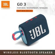 ลำโพงบลูทูธ JBL Go 3 เสียงเบสแรง ซับวูฟเฟอร์ เสียงสเตอริโอ สำหรับใช้กลางแจ้ง GO3 ลำโพงพกพาไร้สาย ขนา