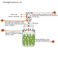 zhangjin Wide Mouth Mason Jar Fermentation Lid Air Valve Set Mason Jar Fermenting Lid Fermentation K