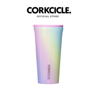 Corkcicle Water Bottle 16 oz (475 ml) Tumbler | Rainbow Unicorn Keeps Cold 9hrs Portable Glass