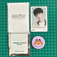 SHINee KEY Piece of SHINE Trading Card Photocard & Pin Can Badge SHINee x Joguman Pop up - KEY