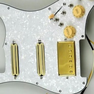 KR-Guitar Pickups Prewired loaded Pickguard Humbucker Pickups Alnico 5 HSS