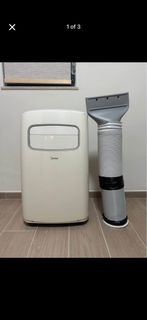 美的一匹移動冷氣機 有三米風管 不用駁水管