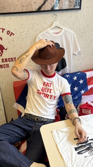 Fat but Sporty Ringer T-Shirt