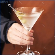 VAT1 10 PCS Cocktail Picks Stainless Steel Cocktail Toothpicks Reusable Cocktail Skewers Metal Cockt