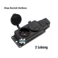 Stop Kontak Ori SNI Kualitas Bagus colokan hitam penutup karet sambungan tanpa kabel listrik 1 2 3 4