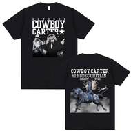 2025 NEW Beyonce Cowboy Carter World Tour 2025 Print T-shirt Men Wome UVQO