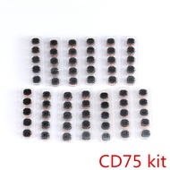 65pcs 13Values CD75 SMD Power Inductor Assortment Kit 2.2UH-470UH Chip Inductors High Quality CD75 W