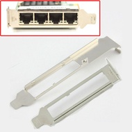 Low Profile Full High Bracket 8cm 12cm I/O IO Shield Back Plate for Intel I340-T4 I350-T4 X710-T4 E1