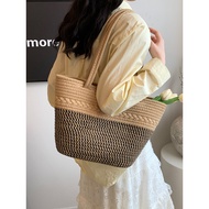 bag woman shoulder bag woman Bag Women's Holiday Beach Commuter Tote Straw Bag