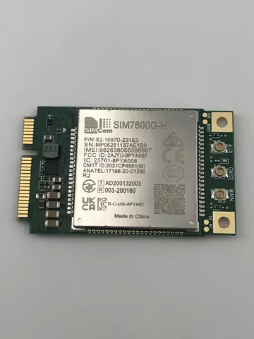 Free Ship SIMCOM CAT4 Module global version SIM7600G-H Mini Pcie not SIM7600G for SIM7600E-H SIM7600