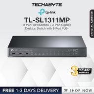 TP-Link TL-SL1311MP | 8-Port 10/100Mbps + 3-Port Gigabit Desktop Switch with 8-Port PoE+