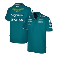 F1 Formula One Team Aston Martin Aramco Cognizant Polo Jersey